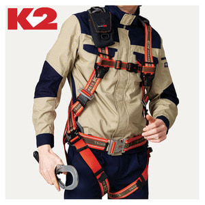 K2 안전벨트 전체식KB-9202 (오렌지)