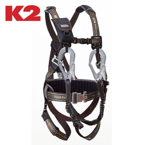 K2 안전벨트 전체식Y죔줄 KB-9301 (블랙) 